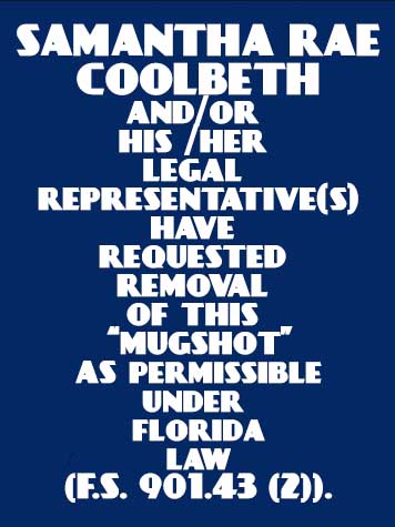 Samantha Rae Coolbeth Public Records / South Florida Photos / Broward County Florida People + Places Samantha Rae Coolbeth Photos, Records, Info / South Florida People / Broward County Florida Public Records Results