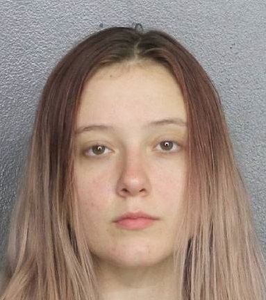 Hailey Baublitz fotografia del sheriff oficial del condado de Broward