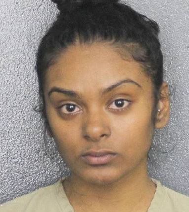 Saleena Gabrielle Silpot fotografia del sheriff oficial del condado de Broward