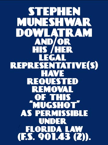 Stephen Muneshwar Dowlatram Public Records / South Florida Photos / Broward County Florida People + Places Stephen Muneshwar Dowlatram Photos, Records, Info / South Florida People / Broward County Florida Public Records Results