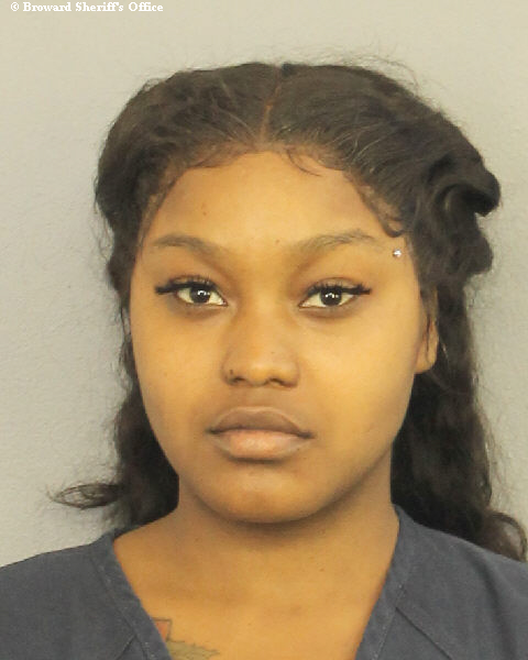  ISA MONET POPE fotografia del sheriff oficial del condado de Broward