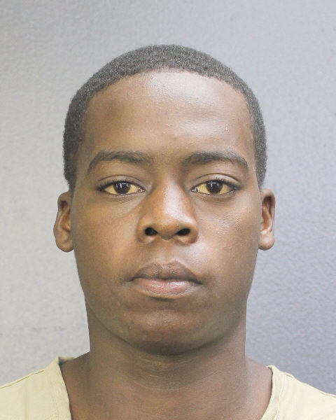  JUQUAN A GARNER fotografia del sheriff oficial del condado de Broward