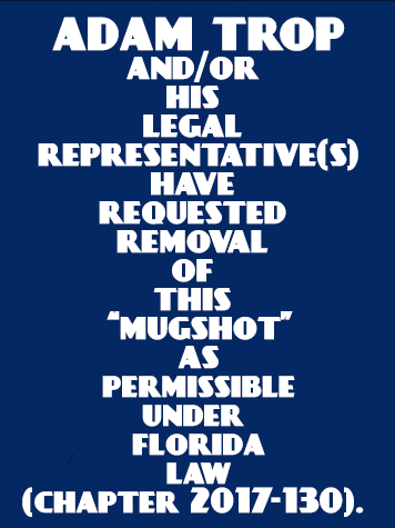  ADAM TROP fotografia del sheriff oficial del condado de Broward