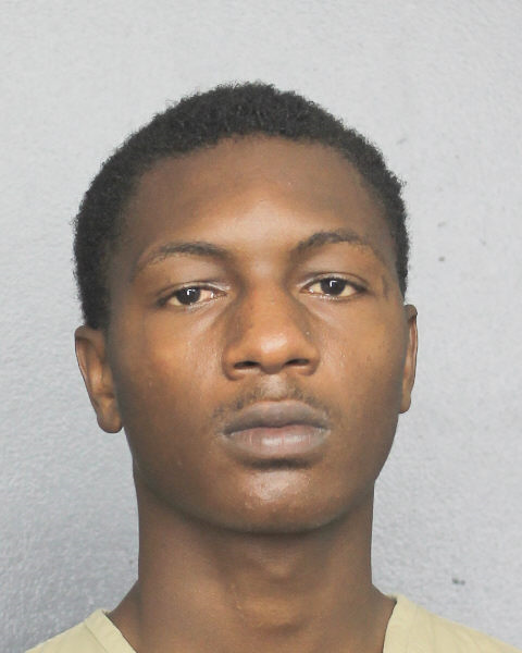 Kaon Robinson fotografia del sheriff oficial del condado de Broward